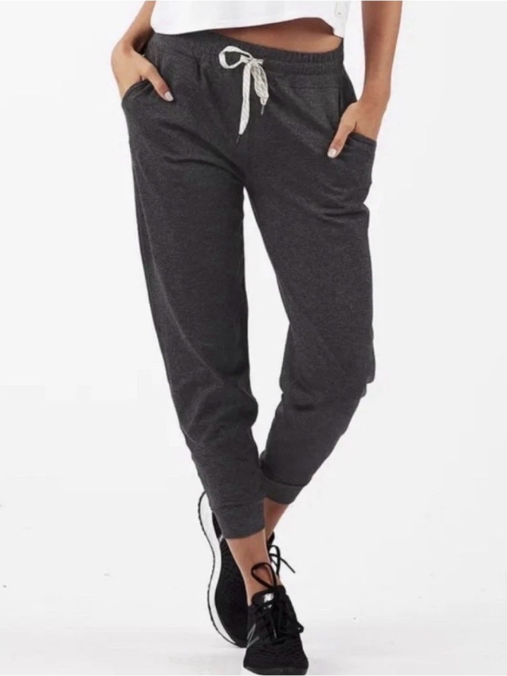 Vuori Performance Jogger Long Charcoal Heather Size XL
